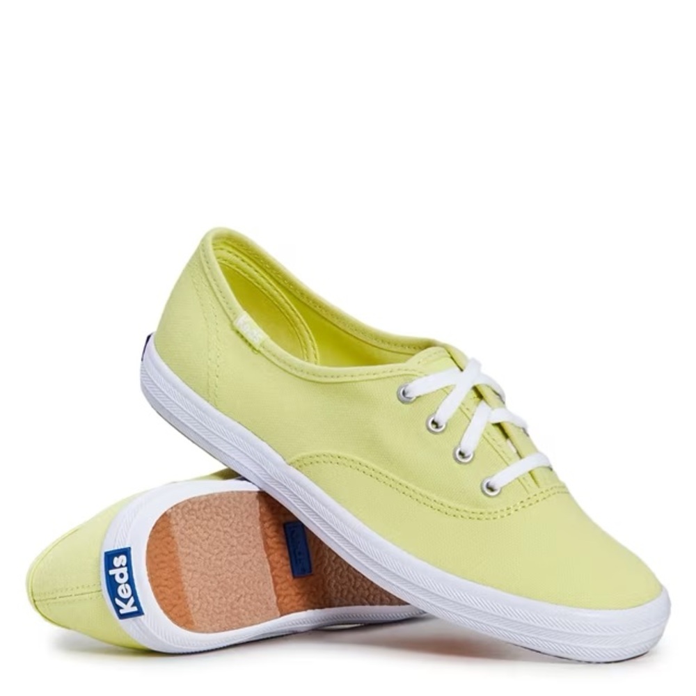 Keds Women's Bright Yellow Canvas Sneakers NWOT